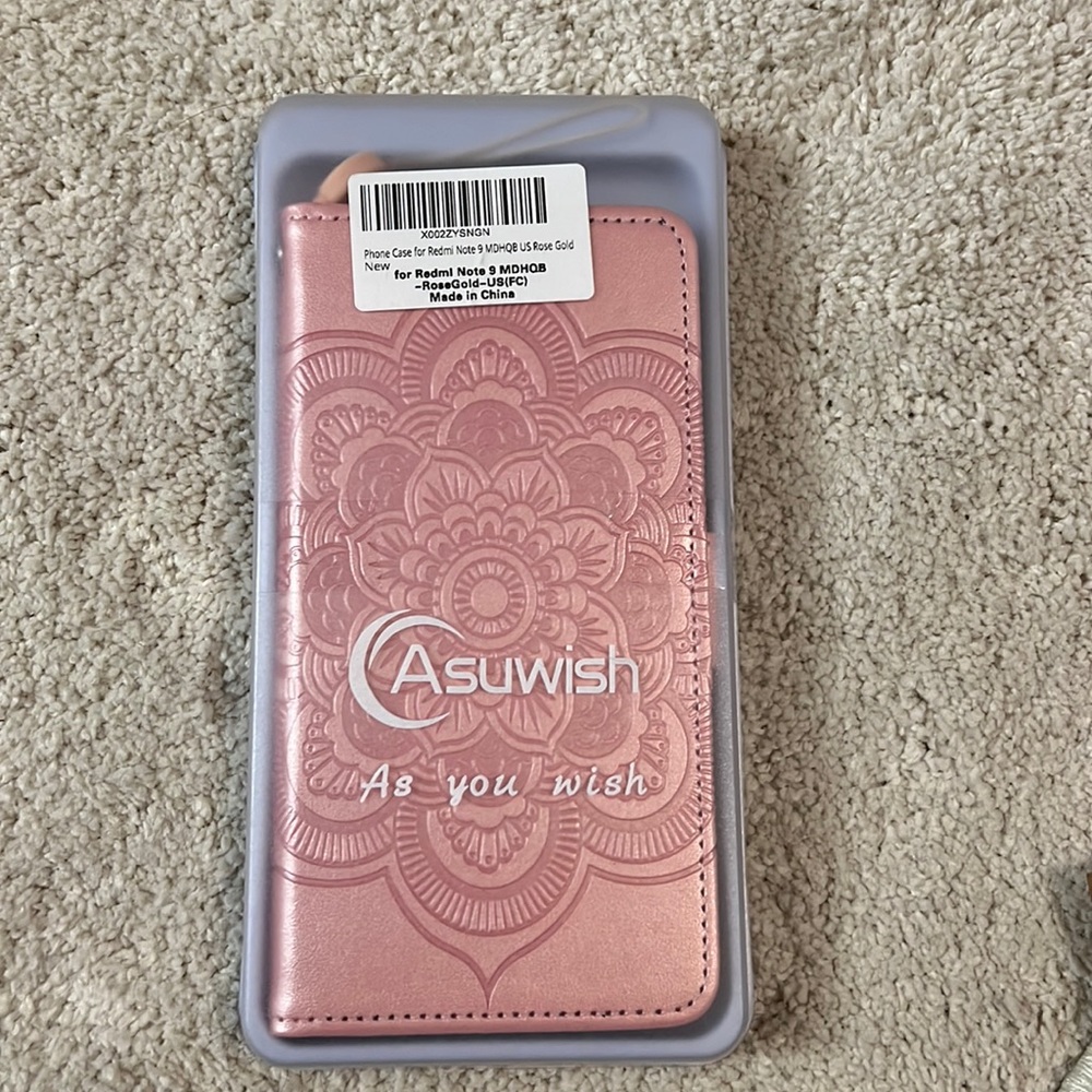 Asuwish phone case for Note9. NIB ( Item is PINK in Color)